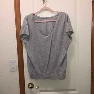 Lane Bryant grey cotton tee 14/16